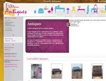 Tablet Screenshot of antique.furniture-decoration-paris.com