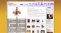 Desktop Screenshot of furniture-decoration-paris.com